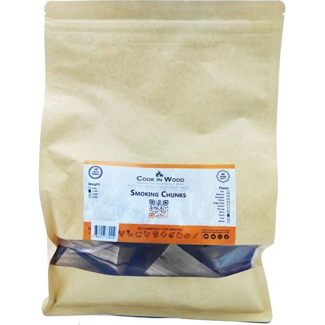Cook In Wood - Chunks de Ahumado de madera de Melocotonero - 900 g (1/2)