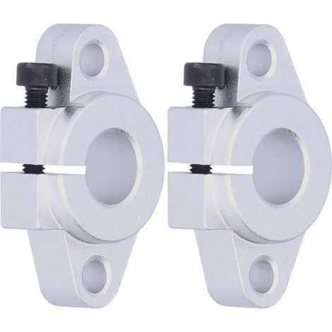 2 Pièces Support de Guidon Linéaire SHF12 pour Arbres 12mm, Glissière de Déplacement Horizontal et Monture d'Axe