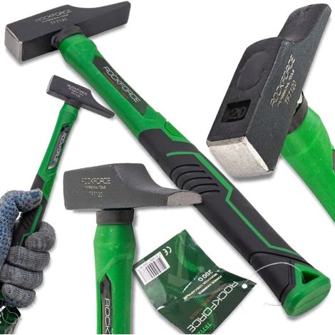 Martello da costruzione ergonomico ROCKFORCE per raddrizzare lamiere, 200 g