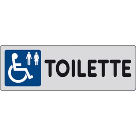 10PZ ETICHETTA ADESIVA 150X50 TOILETTE (DISABILI) (1/2)