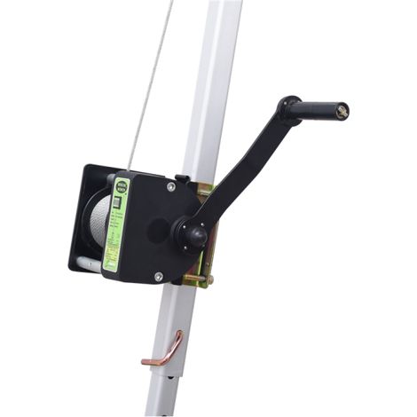 ARGO - Torno de rescate y de trabajo, cable acero inoxidable para Trípode, MultiSafeWay & EasySafeWay.                                             30 m