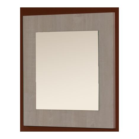 Miroir carré contemporain chêne clair Marijo