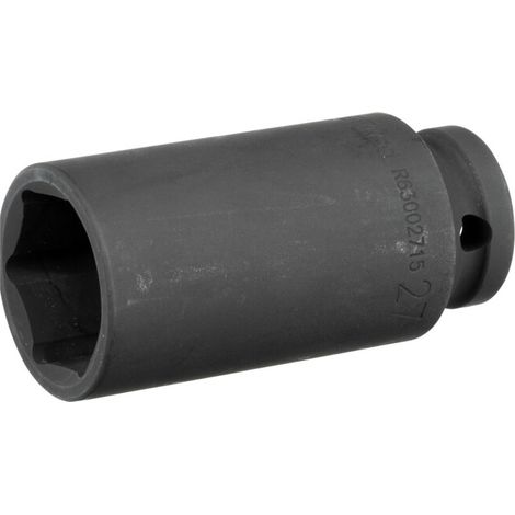 Gedore red Douille pour clé à chocs, 1/2" 12,5 mm entraînement, 6 pans, 27 mm, longue, actionnée par machine, Auto/KFZ, R63002715