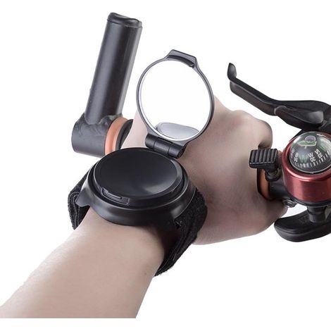 Espejo retrovisor para bicicleta - Rotación de 360 grados - Modelo de pulsera (1/5)