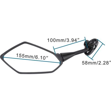 Pièces de modification GOOFIT pour motos tout-terrain : rétroviseurs, rétroviseurs latéraux et réflecteurs adaptés aux modèles orthodontiques. (1/4)