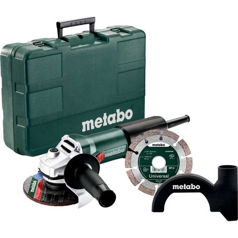 Winkelschleifer 850W 125mm WEV 850-125 Set - METABO 603611510