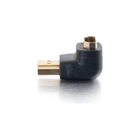Cbl/HDMI Male to HDMI Female 90 Down adp C2G 90° Down Adapter - Adaptateur HDMI - HDMI mâle pour HDMI femelle - noir - connecteur à 90°