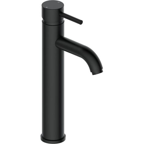 Signature Sail Mono Tall Basin Mixer Tap Single Handle - Matt Black (1/2)
