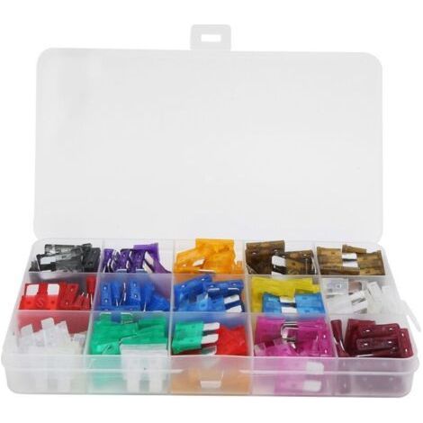 150pcs Car Blade Fuse Set 2A/3A/5A/7.5A/10A/15A/20A/25A/30A/35A/40A,DUBUNS