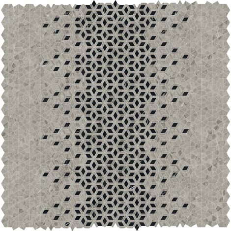 Mosaïque effet Marbre Gris Royal Optic 284,6x46,6x0,9 cm Brillant Orsiano - Mur intérieur (vendu par carton de 1,33 m²) - RO'MA CARRELAGE (1/5)