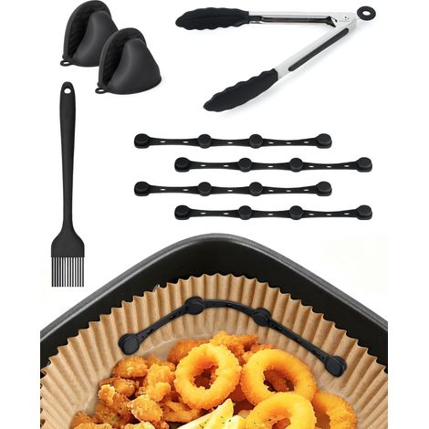 Kit d'Accessoires pour Airfryer : 4 Aimants en Silicone Empêchent le Papier (1/5)