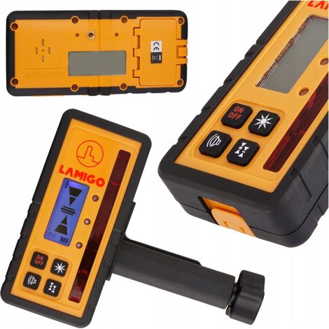 Receptor láser para láseres rotativos con láser rojo Lamigo RC-600 (1/5)