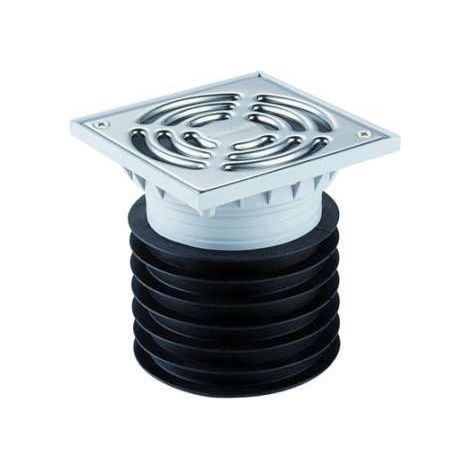 DALLMER Bodenablauf Pronto K, verschraubt, DN 100, 120 x 120 mm, 700391 (1/2)