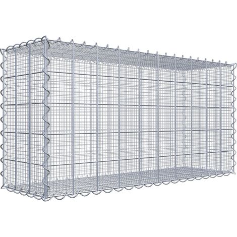 Gabiondeco - Gabion à mailles très fines pour gravillon 100 cm x 50 cm x 30 cm (L x H x P). maille 10 x 10 cm. spirale - Made in Germany (1/3)