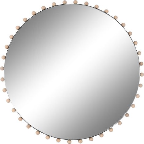 Espejo Hierro Cristal 113X4,5X113 Bolas Negro (1/3)