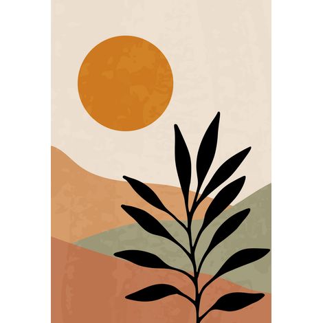 Papier peint panoramique - Boho - 174 cm x 255 cm (1/2)