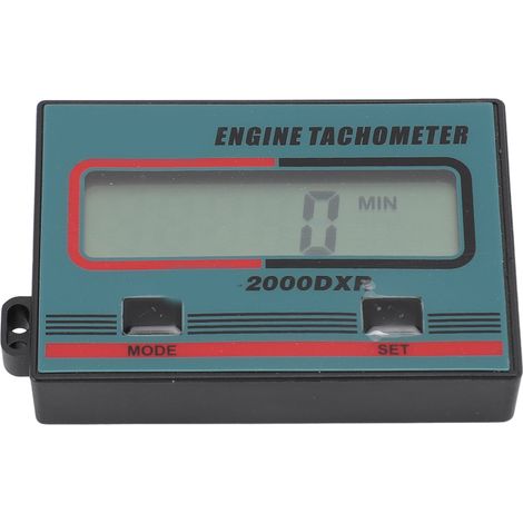 Tachymètre à impulsions pour moteur à induction, petit modèle portable, numérique, avec écran LCD, pour tondeuse à gazon et tronçonneuse. (1/5)