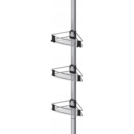 Galicja Purio scaffale telescopico grigio 3 livelli