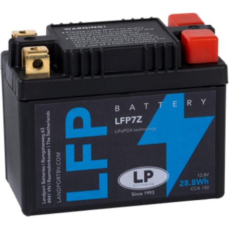 Batterie LiFePO4 12,8V 28,8Wh für Motorrad Startbatterie ML LFP7Z