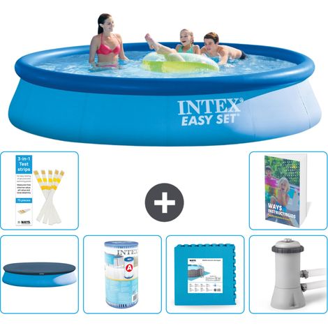 Intex Piscina Easy Set Rotonda - 396x84 cm - 7-pezzi  S146