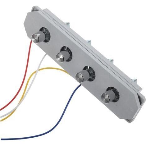 Interrupteurs De Clavier En Plastique Pour Hotte Aspirante 4 Boutons Pièces Détachées Remplacement Facile Compatible La Cuisine Et Restauration