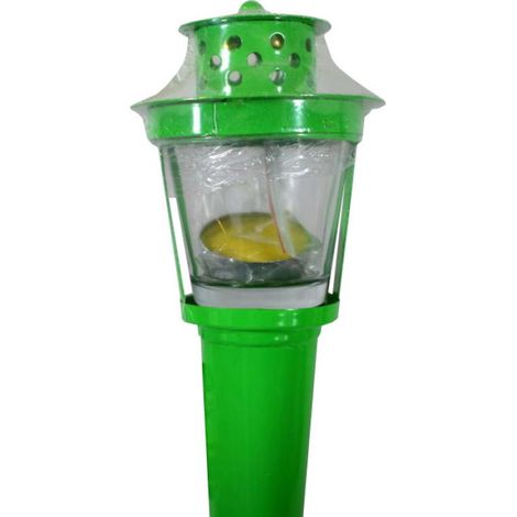 Citronella-Duftfackel für den Außenbereich, Grün, Metall (1/2)