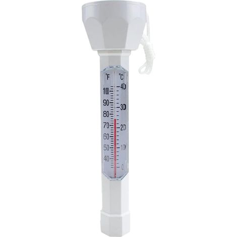 Thermomètre à température de l'eau Thermomètre de piscine avec brise de cordes résistante au style intérieur extérieur2, natation (1/4)