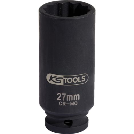 KS Tools 1/2 Spezial-Gelenkwellen-Kraft-Stecknuss, 27 mm