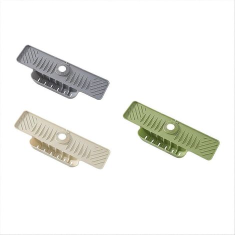 Lot de 3 tapis d'égouttage en silicone pour évier de cuisine, protection anti-éclaboussures. (1/5)