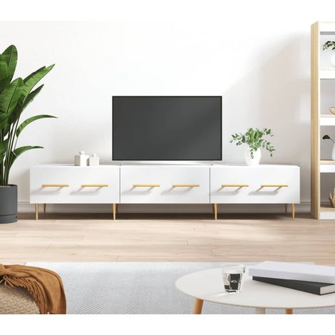 TV-Schrank Weiß 150x36x30 cm Holzwerkstoff