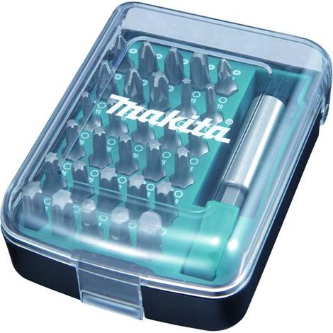Makita – Set d'embouts de vissage 31 pces – Longueur 50mm – Empreinte torx T20 – Pour visseuse – Acier au chrome vanadium (1/2)
