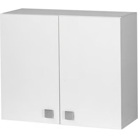 Pensile montato cucina Bianco Frassinato 2 ante Cm 80x33xH 69 - consegnato già montato (1/2)