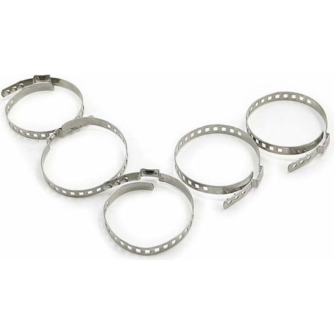 FOREHILL  10 Pcs Collier Soufflet Cardan,Pince De Joint HomocinéTique d'arbre à Cardan Collier De Serrage en Acier Inoxydable Réglable