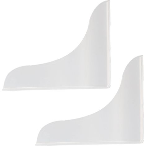Lot de 2 protections anti-éclaboussures pour baignoire, douche et lavabo en acrylique. (1/5)