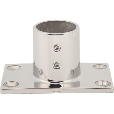Fockety Raccord de Main Courante de Bateau, Base Rectangulaire à 90 Degrés, Rail de Base de Bateau en Acier Inoxydable 316 pour Bateaux, Auvent, Robuste et Polyvalent (90°30MM/1.2in) (1/5)