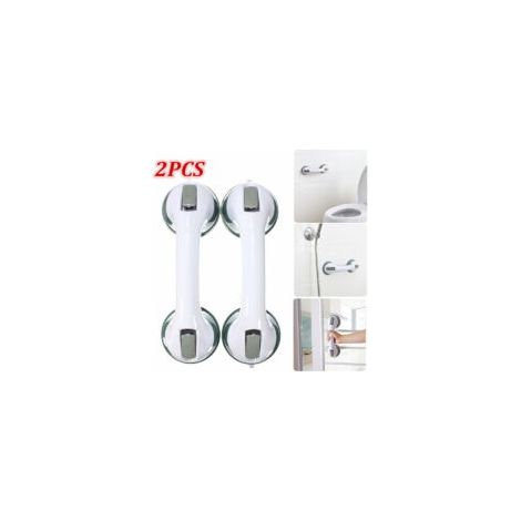 Poignée de douche Barres d'appui pour salle de bain Poignée de douche avec forte ventouse Poignée de sécurité Main courante pour handicapé, personnes âgées, salle de bain, baignoire, douche et toilett