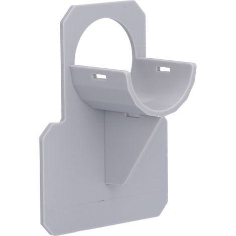 Support de tuyau d'arrosage pour piscine Intex, avec serre-câbles et fixation pour tuyau d'eau (gris). (1/5)