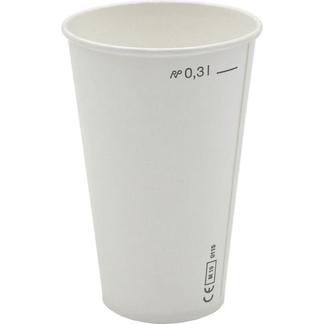 Braun & Company Becher weiß ByNature 10 Stück Partydekoration