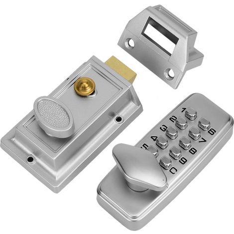 CSPARKV Mini 2-4 Digit Mechanical Code Lock, Keyless Door Password Security Lock, Waterproof, Heavy Duty, Indoor and Outdoor, for Gate, Cabinet