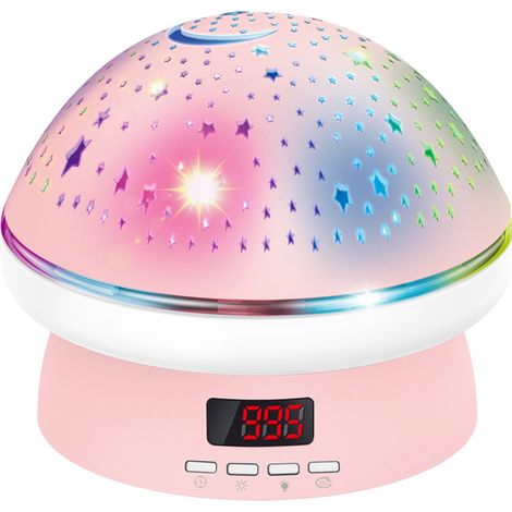 Ce projecteur d'étoiles à minuterie avec télécommande est doté d'une lampe de projection rotative et peut également être utilisé comme lampe de chevet, ce qui le rend adapté aux enfants, garçons et fi (1/5)