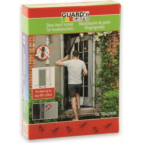 Mosquitera magnetica 100x220cm (2 hojas de 50x220cm) negra (1/5)