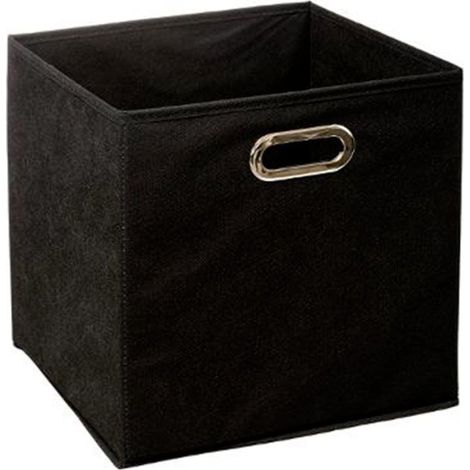 Boîte de Rangement Pliable "Premium" 31x31cm Noir (1/2)