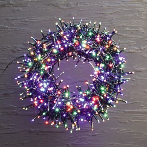 Preqù Catena luminosa 2000 Microled Multicolore con Giochi Luce 40 m (1/3)