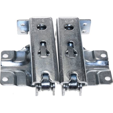 Charnières (x2) (00481147, 00492680) Réfrigérateur, congélateur BOSCH, DE DIETRICH, GAGGENAU, NEFF, SAUTER, SIEMENS, SIMENS (1/2)