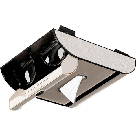 Pare - soleil de voiture Boîte à mouchoirs - étui à lunettes pour pare - (1/5)