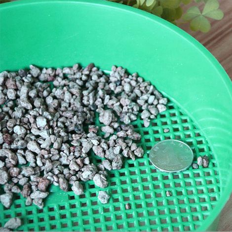 Tamis à terreau à main en plastique pour jardin, filtre gravier et déchets, outil de jardinage (1/3)