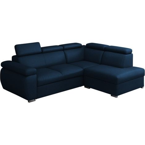 Sofá rinconero Columbus 161, Kronos 09, Función de descanso, Caja de ropa de cama, 260x200x85cm (1/5)