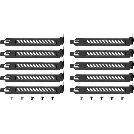 10 plaques de recouvrement ventilées en acier allié profilé complet pour boîtier PC (1/5)