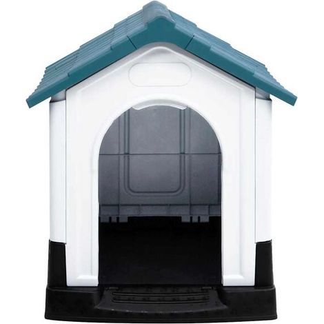 Cage pour chien bleue, 57 x 68 x 66 cm, polypropylène