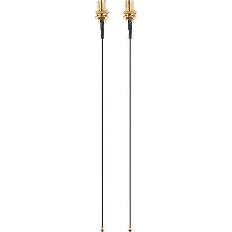 2 pezzi RF0.81 IPEX 4 pin interni filettatura esterna per modulo wireless scheda di rete WiFi M.2.